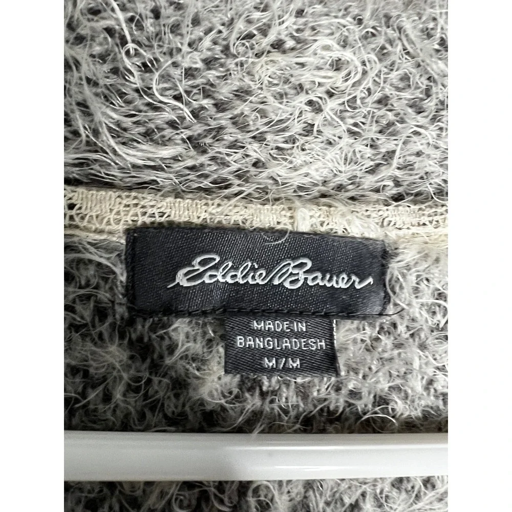 Eddie Bauer Women's Geometric Knit‎ Cardigan Sweater Fair Isle Boho Size Medium